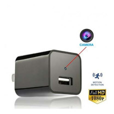 PANSIM 1080p HD Hidden Camera, Plug USB Charger, 64GB SD Card Support, 2 Mode Recording, Nanny cam